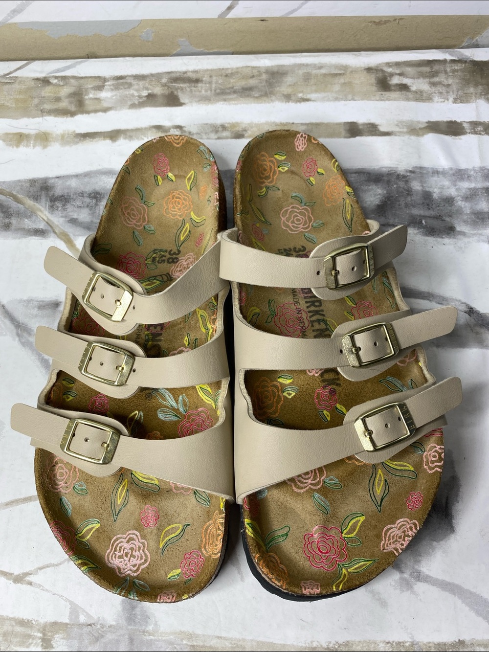 Birkenstock Florida Floral Insole Sandals